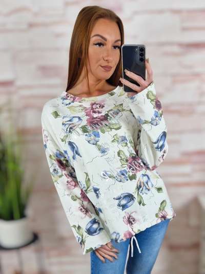 Alján megkötős, hátul hosszított, pamut felső M-L-XL