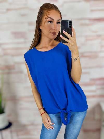 Alján megkötős, ujjatlan felső L-XL