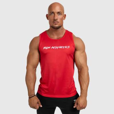 Férfi funkcionális atléta Iron Aesthetics Sporty, piros