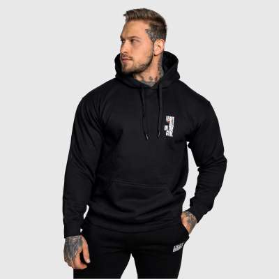 Férfi fitness pulóver Iron Aesthetics Motive, fekete