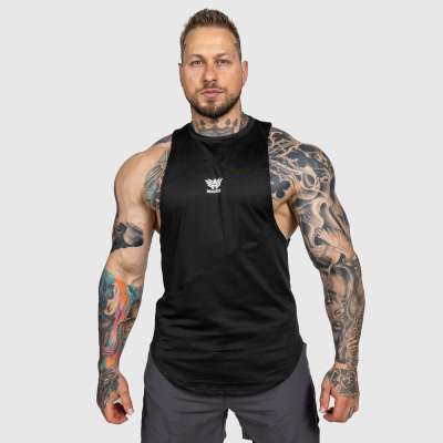 Edzőtrikó Iron Aesthetics Gym Tank, fekete