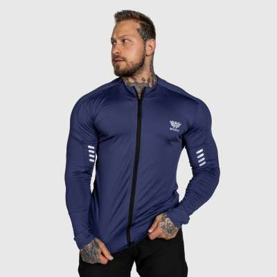 Cipzáros sportfelső Iron Aesthetics Unstoppable, kék