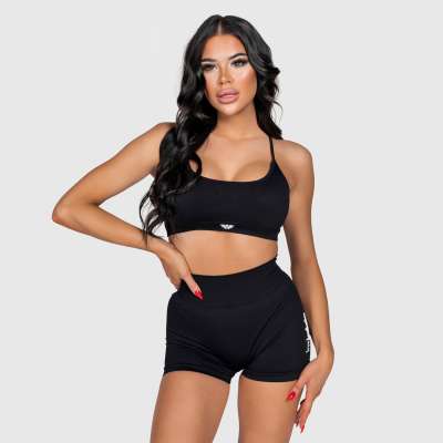 Sportmelltartó Iron Aesthetics Shape, fekete