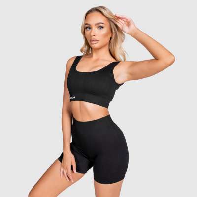 Sportmelltartó Iron Aesthetics Elevate, fekete