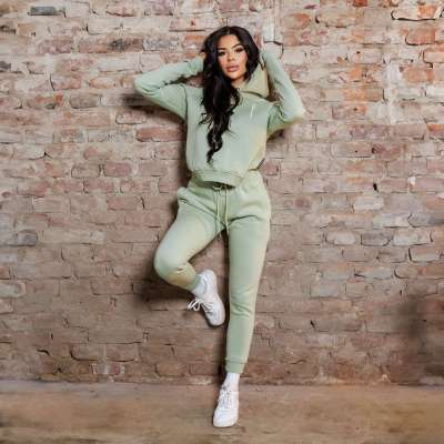 Női sportszett Iron Aesthetics Comfy, zöld