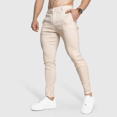 Sztreccs nadrág Iron Aesthetics Excellence, bézs