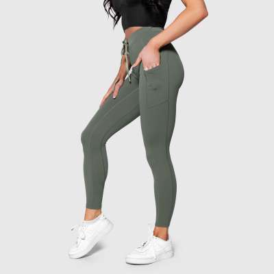 Sportleggings zsebekkel Iron Aesthetics Active, zöld
