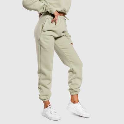 Női oversized melegítőnadrág Iron Aesthetics Simone, zöld