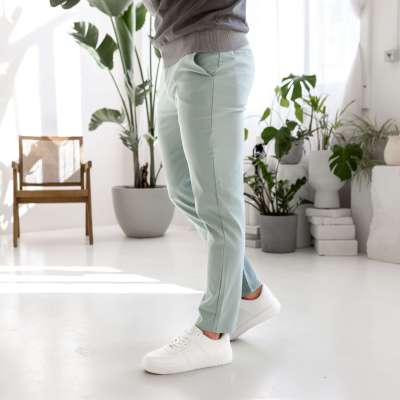 Sztreccs nadrág Iron Aesthetics Classy, zöld