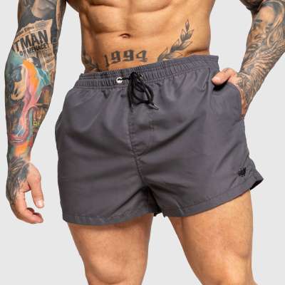 Férfi fürdőnadrág Iron Aesthetics Beach Mode, szürke