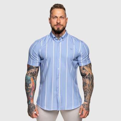 Sztreccs ing Iron Aesthetics Short Stripe, kék