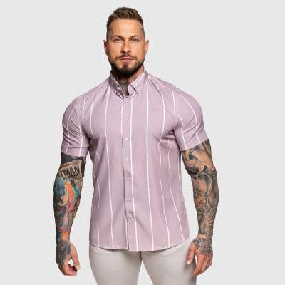 Sztreccs ing Iron Aesthetics Short Stripe, világos lila