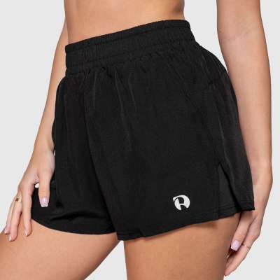 Női short Iron Aesthetics Athletic 2in1, fekete
