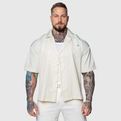 Oversized ing Iron Aesthetics Cuban, bézs