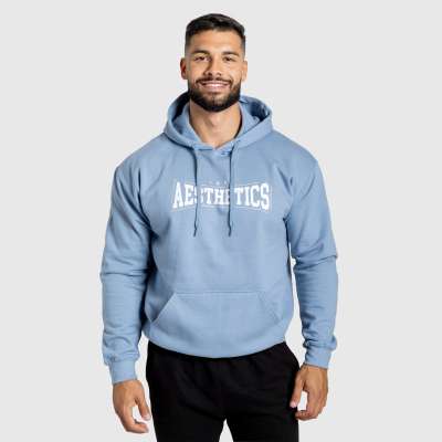 Férfi kapucnis pulóver Iron Aesthetics Frontline, kék