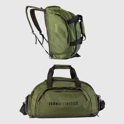 Sporttáska Iron Aesthetics FitKit 2in1, zöld