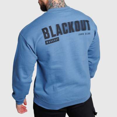 Férfi pulóver Iron Aesthetics Blackout, kék