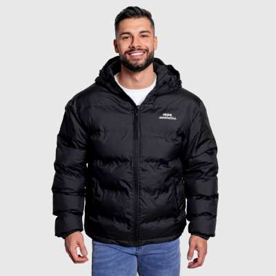 Férfi dzseki Iron Aesthetics Zenit Puffer, fekete