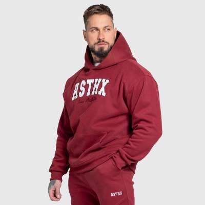 Oversized pulcsi Iron Aesthetics ASTHX, bordó