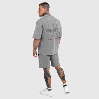 Férfi szett Iron Aesthetics X Washed, szürke