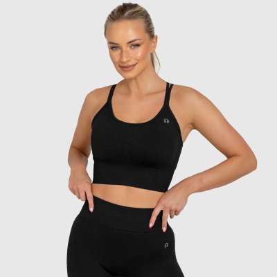 Női sportmelltartó Iron Aesthetics Ultimate, fekete