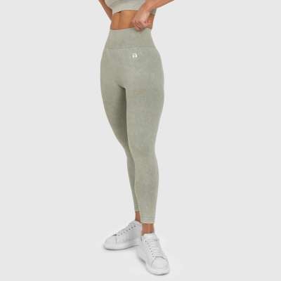 Női leggings Iron Aesthetics Faded, washed green