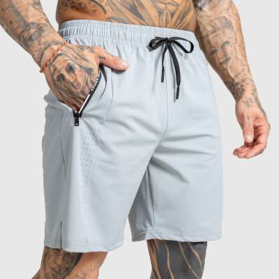 Férfi sportos short Iron Aesthetics Aero, szürke