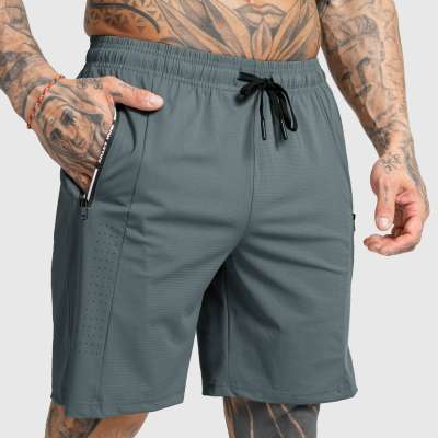 Férfi sportos short Iron Aesthetics Aero, szürkészöld