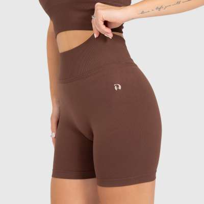 Női sport rövidnadrág Iron Aesthetics Ultimate, barna