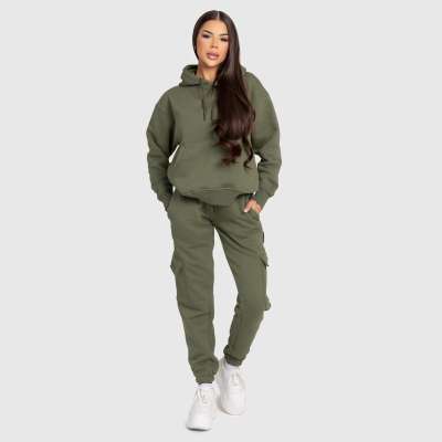 Női oversize szett Iron Aesthetics Cargo, zöld