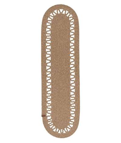 Asztali futó, fonott, természetes  - OVALINE1 - Butopêa