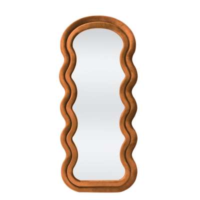 Álló vagy fali tükör, 160 cm, fahéj - PRALINE - Butopêa