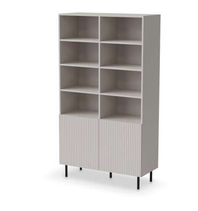 Polc, 100 cm, kasmír / fekete - PAUXOS - Butopêa