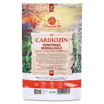 CARDIOZIN Vérnyomás Normalizáló aktív gyógytea komplex • 80g