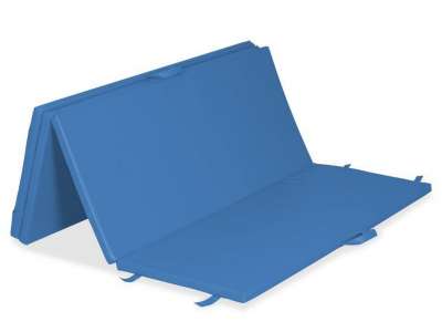 HABYS® összecsukható négyrészes matrac Szín: kék (#23) - Vinyl Flex, Méretek: 200 x 120 x 3 cm