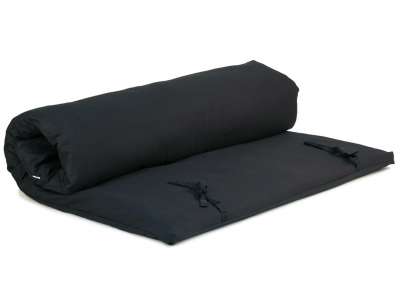 BODHI Shiatsu masszázs matrac futon levehető huzattal (S-L) Szín: fekete, Méretek: 200 x 100 cm
