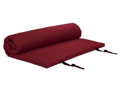 BODHI Shiatsu masszázs matrac futon levehető huzattal (S-L) Szín: bordó (burgundy), Méretek: 200 x 140 cm