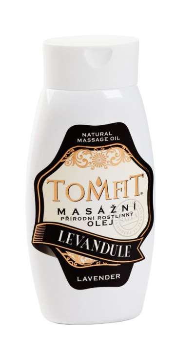 TOMFIT természetes növényi masszázs olaj - levendula (250ml)