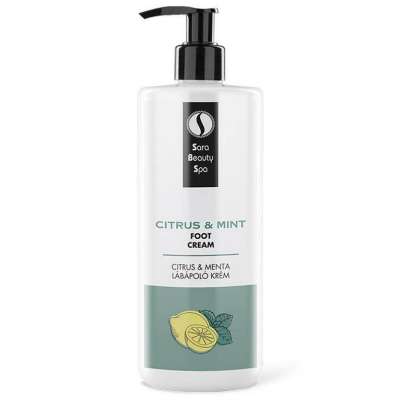SARA BEAUTY SPA lábápoló masszázs balzsam - Citrus & Menta Kiszerelés: 500 ml