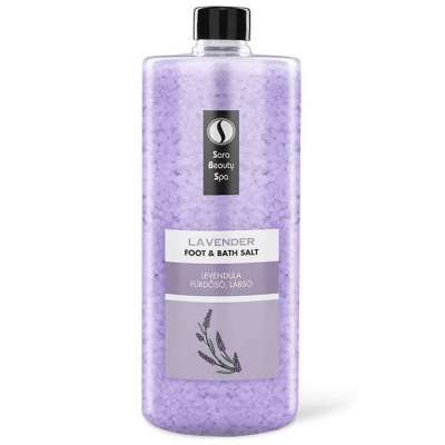SARA BEAUTY SPA relaxáló fürdő- és lábáztató só – Levendula Kiszerelés: 1320 g