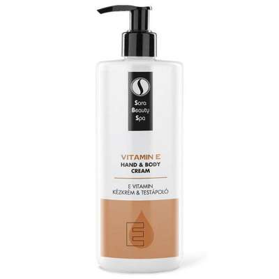SARA BEAUTY SPA E-vitaminos hidratáló krém Kiszerelés: 500 ml