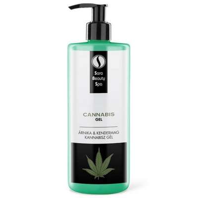 SARA BEAUTY SPA - Kannabisz & Árnika masszázs gél Kiszerelés: 500 ml