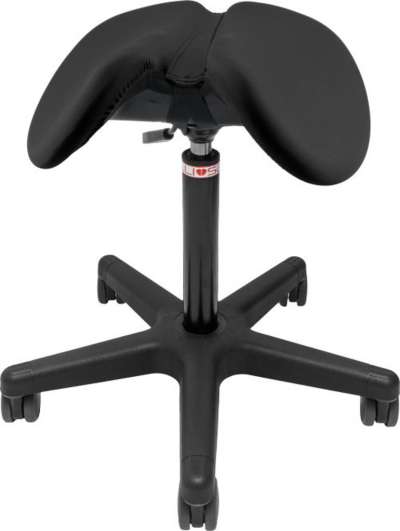 Salli Light Basic nyeregszék Kárpit színe: Szövet - fekete, Testmagasság_ Közepes (M) - 170 cm-ig