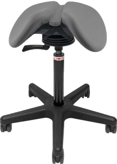 Salli Light Basic nyeregszék Kárpit színe: Szövet - szürke, Testmagasság_ Magas (L) - 165 cm-től