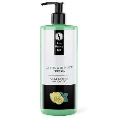 SARA BEAUTY SPA Pedi Gel Citrus & Menta lábápoló gél Kiszerelés: 500 ml