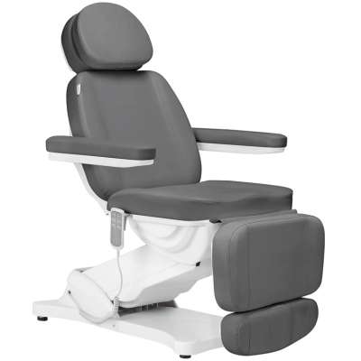BeautyOne Sillon Classic 3 elektromos kozmetikai kezelőszék Szín: szürke