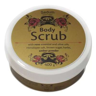 . Rózsa testradír himalája sóval