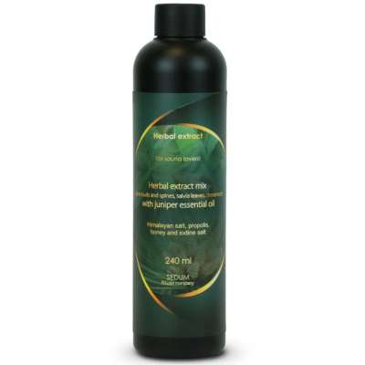 . Gyógynövénykivonat keverék szaunába