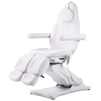 Fabulo Caspian elektromos pedikűrös kezelőszék Szín: fehér