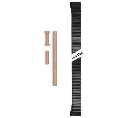 Gibbon Giboard Webbing - Pure Black